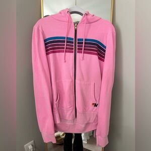 Aviator Nation Pink Hoodie Size Large